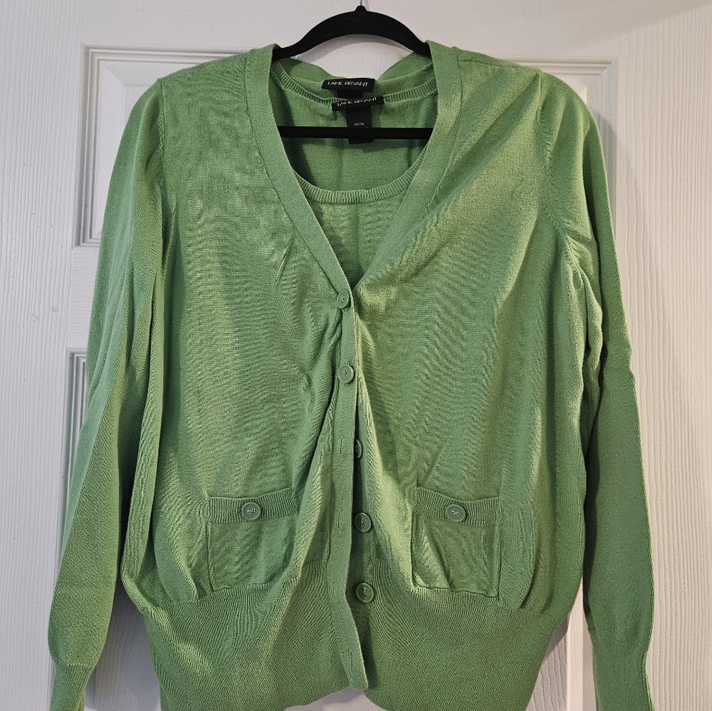 Lane Bryant Green Tank Top 2 SIZES